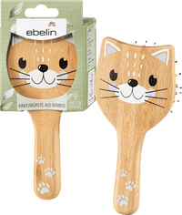 Kinderborstel bamboe gemengde haren, 1 stuk