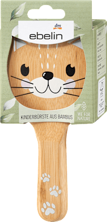 Kinderborstel bamboe gemengde haren, 1 stuk