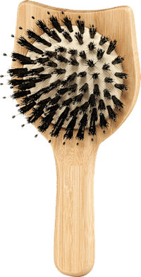 Kinderborstel bamboe gemengde haren, 1 stuk