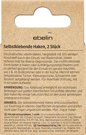 Klebehaken / Rasiererhalterung, 2 St