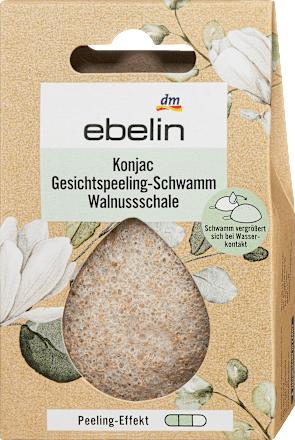 Konjac gezichtsreinigingsspons, 1 stuk