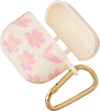 ebelin Kopfhörer-Case mit Blumen, creme, 1 St