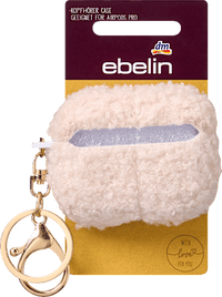 Koptelefoonhoesje Teddy, crème, 1 stuk