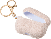 Koptelefoonhoesje Teddy, crème, 1 stuk