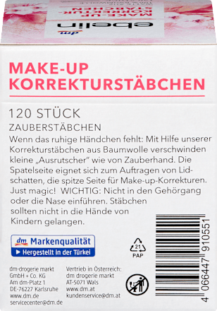Korrekturstäbchen für Make-Up, 120 St
