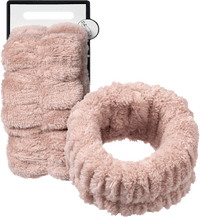 Kosmetik-Armbänder zur Gesichtsreinigung, rosa, 2 St
