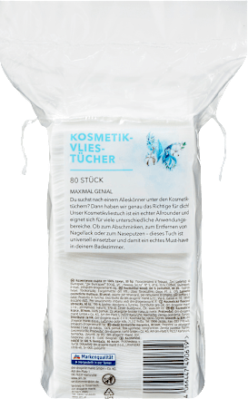 Kosmetik-Vliestücher, 80 St