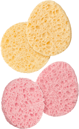 Cosmetische sponzen, 2 stuks