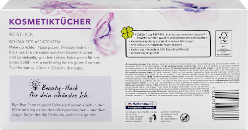 Cosmetische tissues, 90 stuks