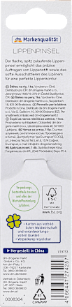 Lippenpinsel pastell, 1 St