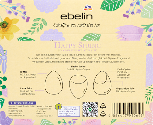 Make-up Eier Set 3tlg, 1 St