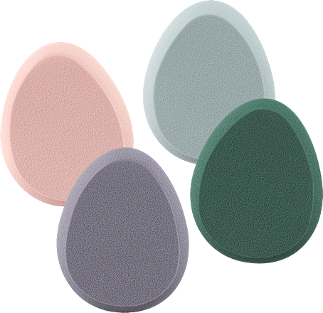 Make-up spons ovaal, 1 stuk