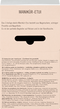 Maniküre-Etui 3tlg, 1 St