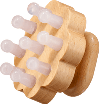 Massagetool met rozenkwarts, 1 stuk
