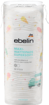 Maxi-Wattepads Supersoft, 50 St ebelin