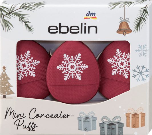ebelin Mini Concealer Puff Set 3tlg, 1 St