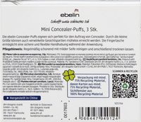 ebelin Mini Concealer Puff Set 3tlg, 1 St