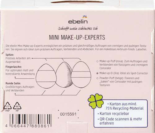 Mini Make-up-Experts Schwamm&Applikatoren Set, 1 St
