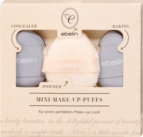 Mini Make-up-Puff Set Flawless Secret 3tlg, 1 St