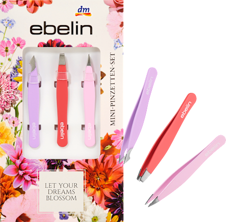Mini-Pinzetten-Set Let Your Dreams Blossom, 1 St ebelin