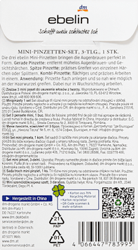 Mini-Pinzetten-Set Let Your Dreams Blossom, 1 St ebelin
