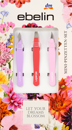 Mini-Pinzetten-Set Let Your Dreams Blossom, 1 St ebelin