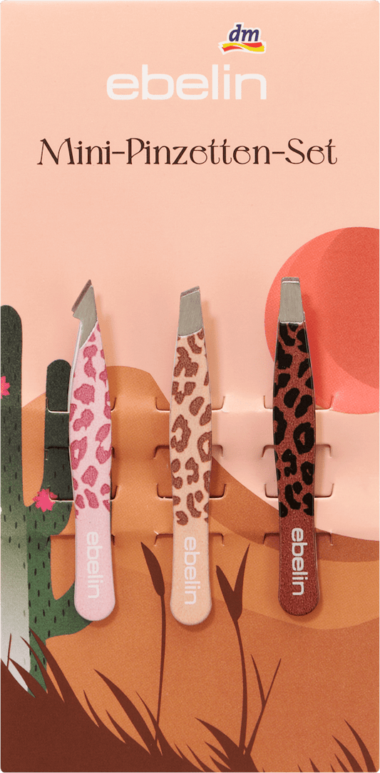 ebelin Mini-Pinzetten-Set Wild Desert 3tlg, 1 St