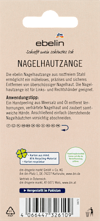 Nagelhautzange, 1 St ebelin