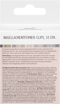 Nagellackentferner-Clips, 1 St