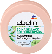 Nagellackentferner Pads Grüner Tee und Apfel, 30 St