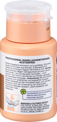 Nagellackentferner Professional Express Acetonfrei, 125 ml