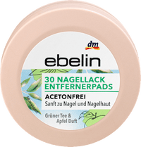 Nagellackentfernerpads Grüner Tee und Apfel, Reisegröße, 30 St