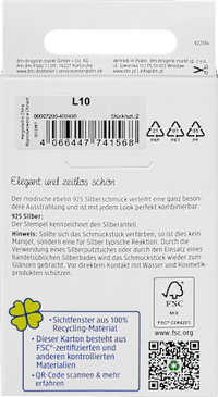 Ohrstecker 925 Silber Herzform, 2 St