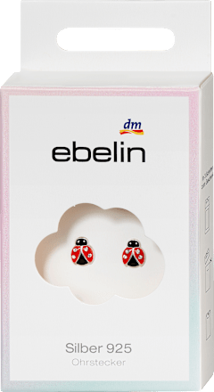 925 zilveren lieveheersbeestje oorbellen, 2 stuks