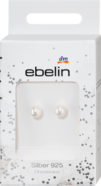 Ohrstecker Perle 925 Silber, 2 St
