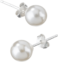 Ohrstecker Perle 925 Silber, 2 St