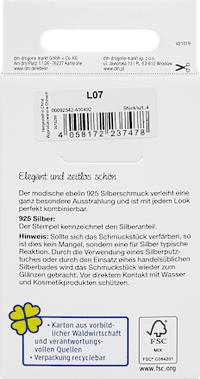Oorstekersset 925 zilver, 4 stuks
