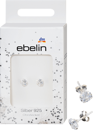 Oorstekers met strass steentjes 925 zilver, 2 stuks