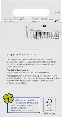 Vergulde mode-sieraden oorbellen, 4 stuks