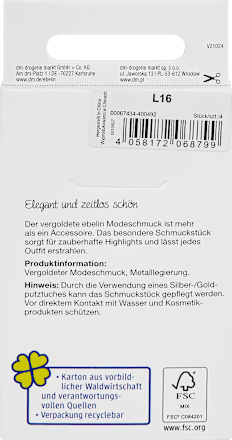 Vergulde mode-sieraden oorbellen, 4 stuks