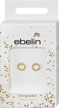 Ohrstecker vergoldeter Modeschmuck, 2 St