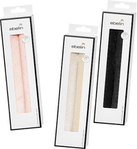 Papilloten maxi, rosa/beige/schwarz, 2 St