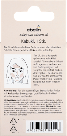Pastell Kabuki Pinsel, 1 St