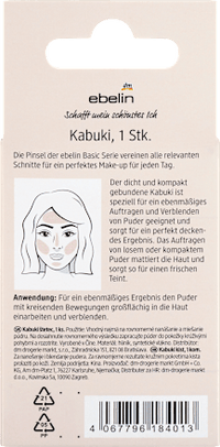 Pastell Kabuki Pinsel, 1 St