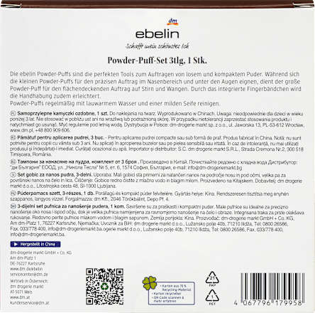 Powder-Puff-Set Feliz Holaween, 1 St ebelin