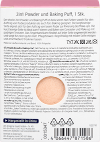 Powder und Baking Puff 2in1 Make-up Experts, 1 St