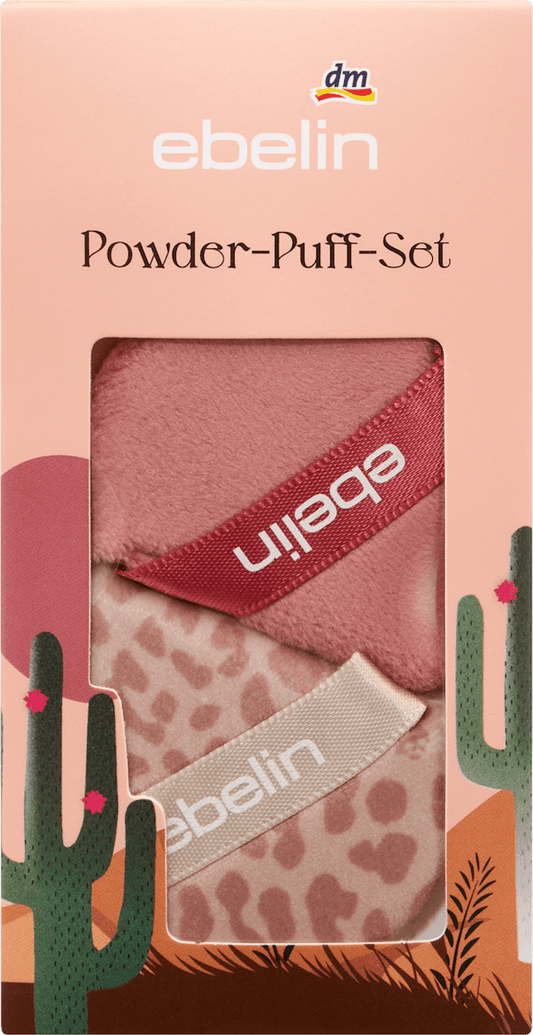 ebelin Powderpuff Set Wild Desert 2tlg, 1 St