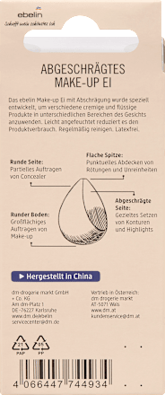 Precision Makeup Egg Schuin, 1 st