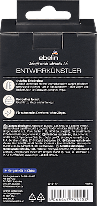 Haarborstelontklitter zonder handvat, 1 stuk