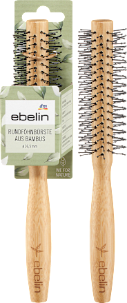 Ronde föhnborstel bamboe, 1 stuk